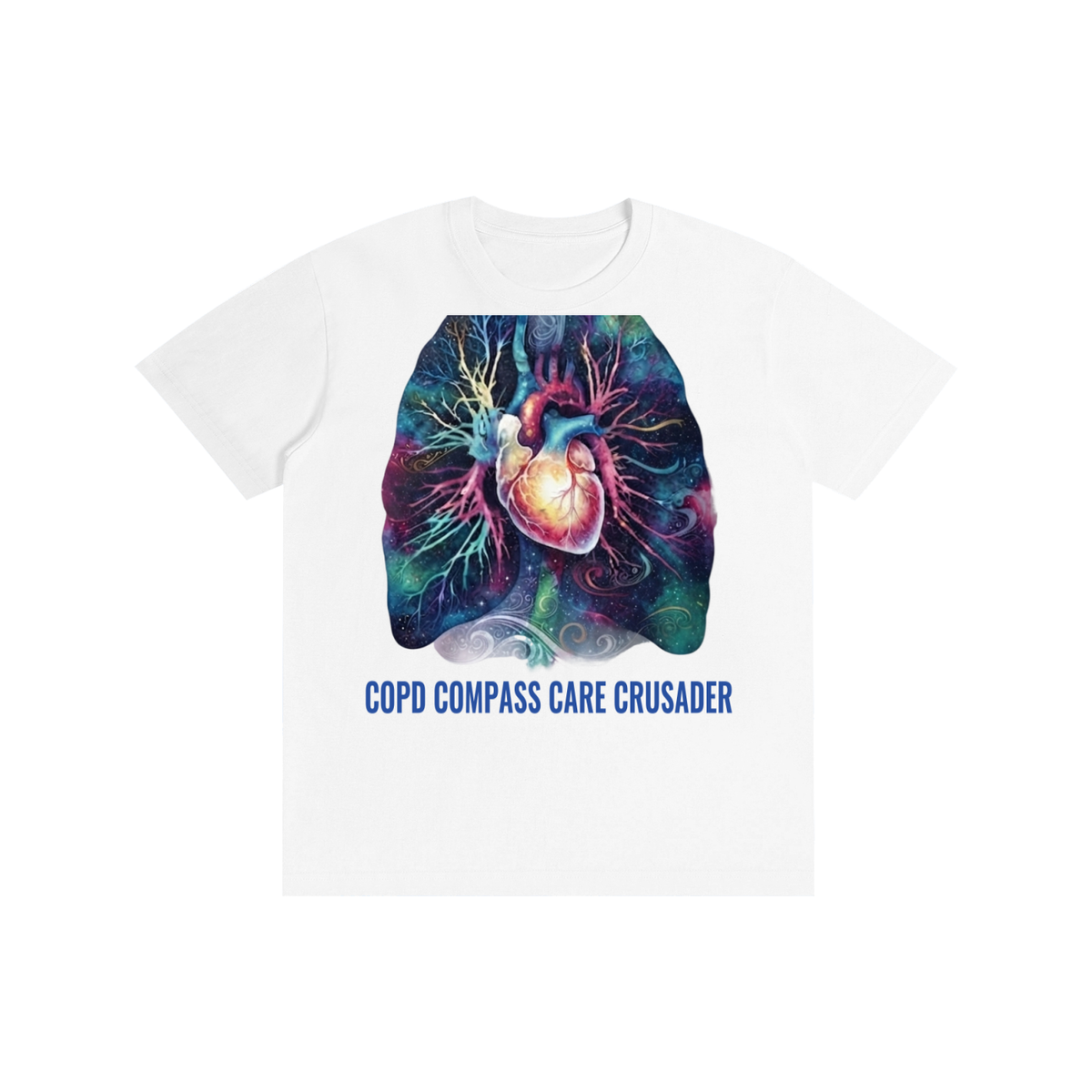 COPD CC LUNG ART Pure Cotton Unisex T-Shirt